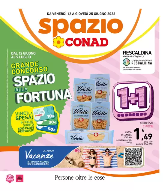 Volantino Spazio Conad a Parabiago | 1+1 | 2026-06-12T00:00:00.000Z - 2026-06-25T00:00:00.000Z