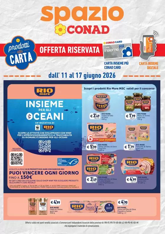 Volantino Spazio Conad | PRODOTTI ALLA CARTA | 2026-06-11T00:00:00.000Z - 2026-06-17T00:00:00.000Z