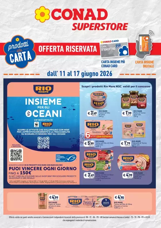 Volantino Conad Superstore | PRODOTTI ALLA CARTA | 2026-06-11T00:00:00.000Z - 2026-06-17T00:00:00.000Z