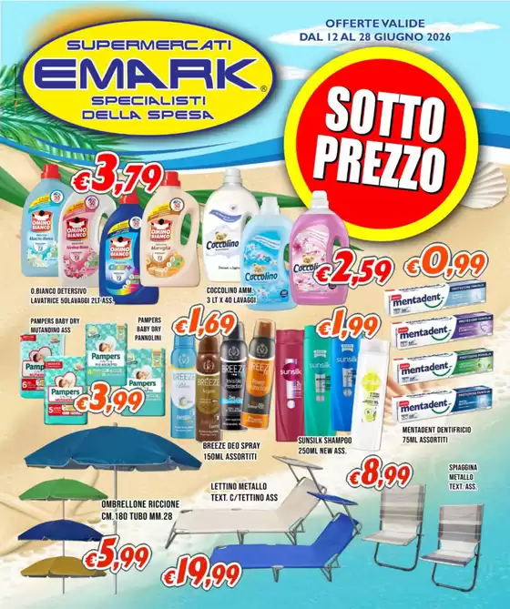 Volantino Supermercati Emark | Sottoprezzo | 2026-06-12T00:00:00.000Z - 2026-06-28T00:00:00.000Z