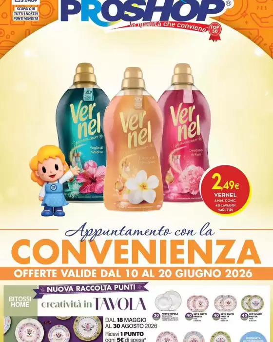 Volantino Proshop | Appuntamento con la convenienza | 2026-05-18T00:00:00.000Z - 2026-08-30T00:00:00.000Z
