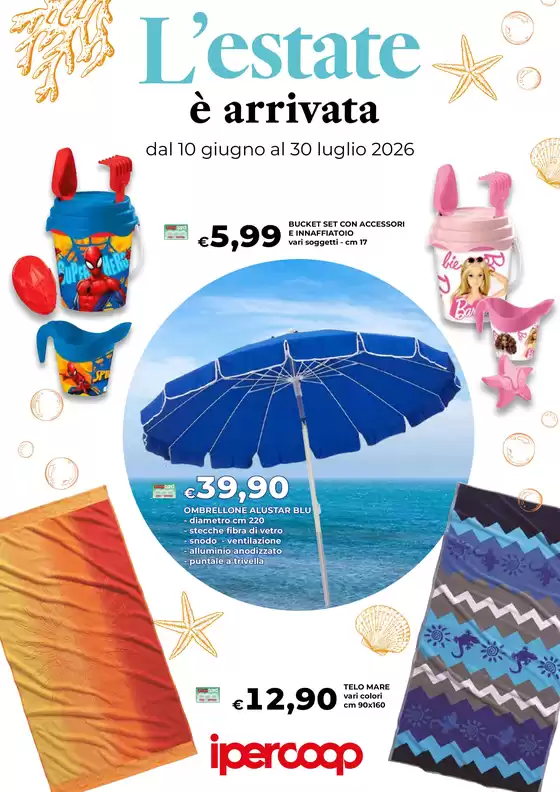 Volantino Ipercoop | Catalogo Mare | 2026-06-10T00:00:00.000Z - 2026-07-30T00:00:00.000Z