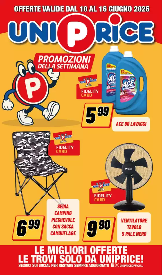Volantino UniPrice | Prezzi pazzi | 2026-06-10T00:00:00.000Z - 2026-06-16T00:00:00.000Z