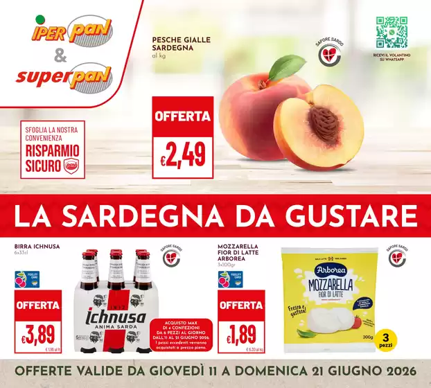 Volantino Iperpan | La sardegna da gustare | 2026-06-11T00:00:00.000Z - 2026-06-21T00:00:00.000Z