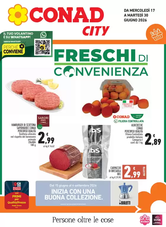 Volantino Conad City | Freschi di convenienza | 2026-06-17T00:00:00.000Z - 2026-06-30T00:00:00.000Z