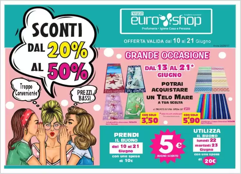 Volantino | Sconti dal 20% al 50% | 2026-06-10T00:00:00.000Z - 2026-06-23T00:00:00.000Z