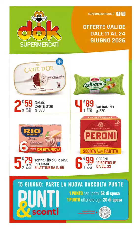 Volantino Dok | Offerte dall'11 al 24 giugno 2026 | 2026-06-11T00:00:00.000Z - 2026-06-24T00:00:00.000Z