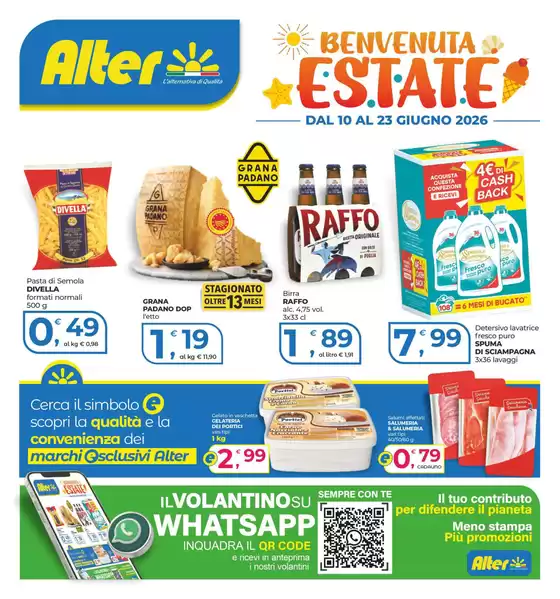 Volantino Alter Discount | Benvenuta estate | 2026-06-10T00:00:00.000Z - 2026-06-23T00:00:00.000Z