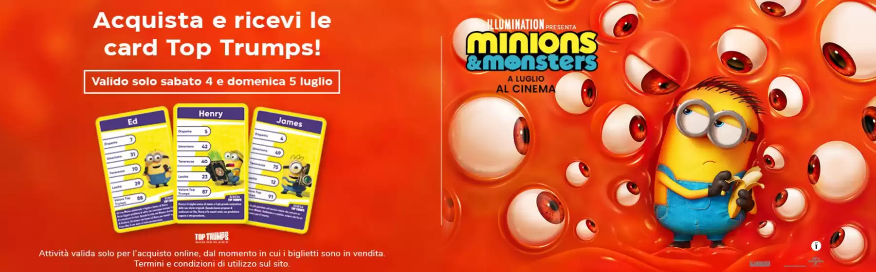 Volantino Uci Cinemas | Acquista e ricevi le card Top Trumps! | 2026-07-04T00:00:00.000Z - 2026-07-05T00:00:00.000Z