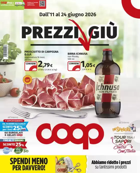 Volantino Coop | Prezzi giu | 2026-06-11T00:00:00.000Z - 2026-06-24T00:00:00.000Z