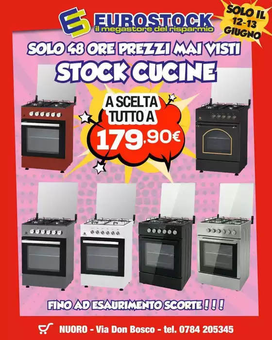 Volantino Eurostock | Stock cucine | 2026-06-12T00:00:00.000Z - 2026-06-13T00:00:00.000Z