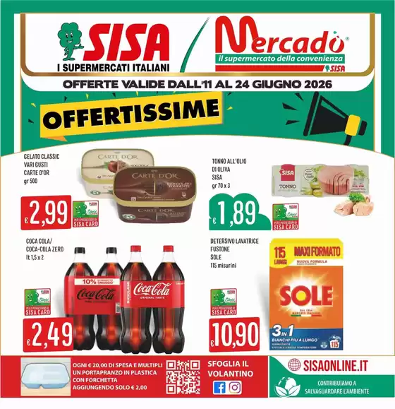 Volantino Mercadò | Offertissime | 2026-06-11T00:00:00.000Z - 2026-06-24T00:00:00.000Z