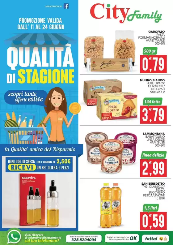 Volantino City Family | Qualita di stagione | 2026-06-11T00:00:00.000Z - 2026-06-24T00:00:00.000Z