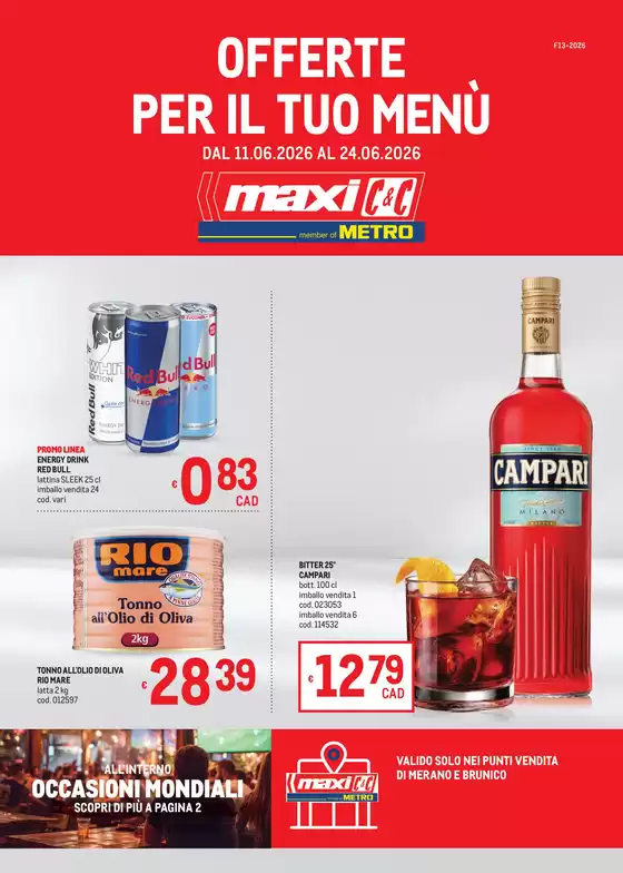 Volantino Metro | Offerte per il tuo menù - MAXI | 2026-06-11T00:00:00.000Z - 2026-06-24T00:00:00.000Z