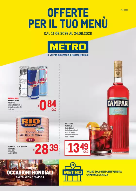 Volantino Metro | Offerte per il tuo menù - AREA 6 | 2026-06-11T00:00:00.000Z - 2026-06-24T00:00:00.000Z