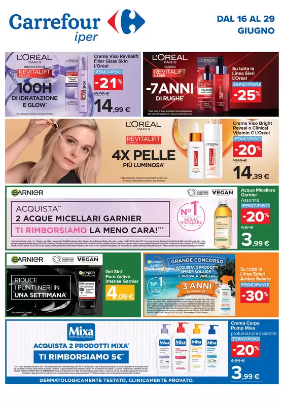 Volantino Carrefour Ipermercati a Granarolo dell'Emilia | Speciale LOreal | 2026-06-16T00:00:00.000Z - 2026-06-29T00:00:00.000Z