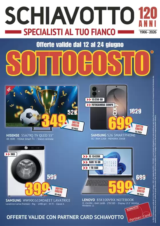Volantino Schiavotto | Sottocosto | 2026-06-12T00:00:00.000Z - 2026-06-24T00:00:00.000Z