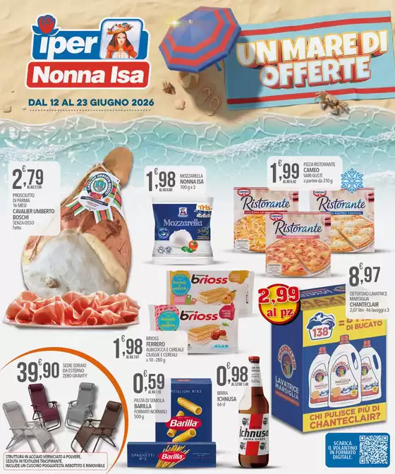 Volantino Iper Nonna Isa | Un mare di offferte | 2026-06-12T00:00:00.000Z - 2026-06-23T00:00:00.000Z