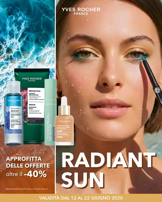 Volantino Yves Rocher a Santa Cristina Gela | Radiant sun | 2026-06-12T00:00:00.000Z - 2026-06-22T00:00:00.000Z