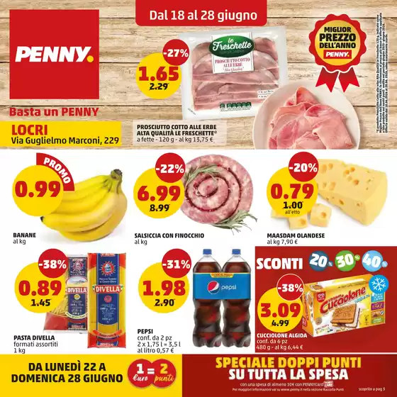 Volantino PENNY a Bassano del Grappa | Nuova apertura | 2026-06-15T00:00:00.000Z - 2026-06-28T00:00:00.000Z