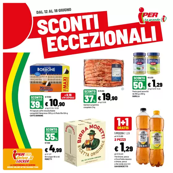 Volantino Iper La grande i a Concorezzo | Sconti eccezionali | 2026-06-12T00:00:00.000Z - 2026-06-18T00:00:00.000Z