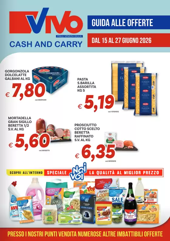 Volantino Vivo Supermercati | Guida alle offerte | 2026-06-15T00:00:00.000Z - 2026-06-27T00:00:00.000Z