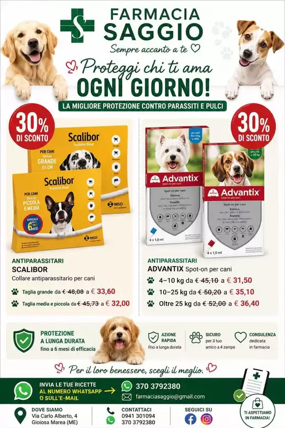 Volantino Farmacia Saggio | Grande offerta per tutti i clienti | 2026-06-15T00:00:00.000Z - 2026-06-21T00:00:00.000Z