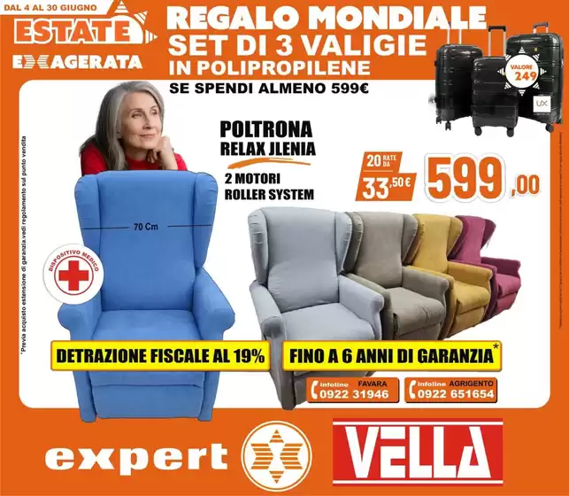 Volantino Vella Elettrodomestici a Mercogliano | Offerte  | 2026-06-04T00:00:00.000Z - 2026-06-30T00:00:00.000Z