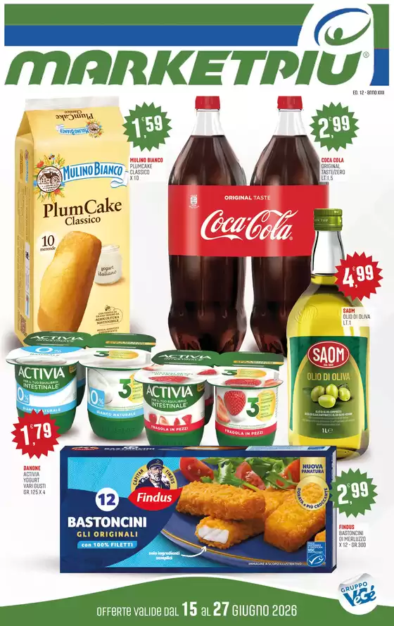 Volantino Marketpiù | Offerte valide dal 15 al 27 giugno 2026 | 2026-06-15T00:00:00.000Z - 2026-06-27T00:00:00.000Z