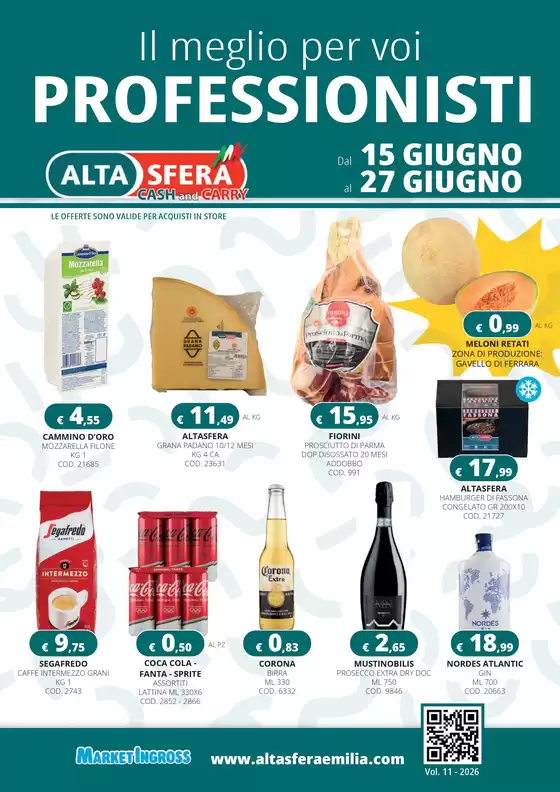 Volantino Altasfera | Il meglio per voi professionisti | 2026-06-15T00:00:00.000Z - 2026-06-27T00:00:00.000Z