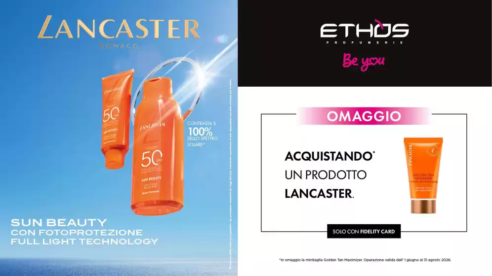 Volantino Ethos a Palmanova | Offerte esclusive e affari | 2026-06-01T00:00:00.000Z - 2026-08-31T00:00:00.000Z