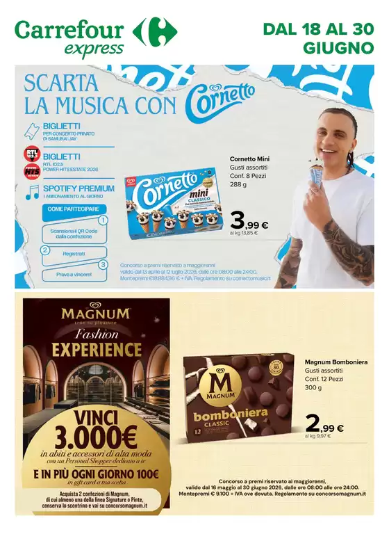 Volantino Carrefour Express | Speciale Algida | 2026-06-18T00:00:00.000Z - 2026-06-30T00:00:00.000Z