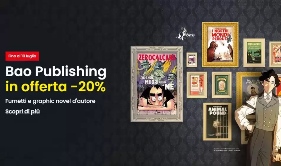 Volantino LaFeltrinelli | Bao publishing in offerta -20% | 2026-06-15T00:00:00.000Z - 2026-07-10T00:00:00.000Z