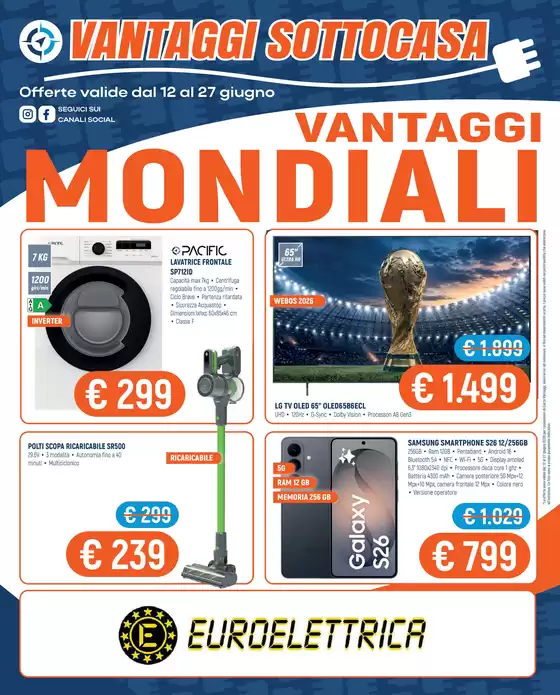 Volantino Euroelettrica | VANTAGGI MONDIALI | 2026-06-15T00:00:00.000Z - 2026-06-27T00:00:00.000Z