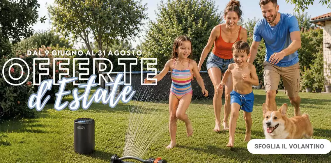 Volantino Giardineria a Giaveno | Offerte d'estate | 2026-06-15T00:00:00.000Z - 2026-08-31T00:00:00.000Z