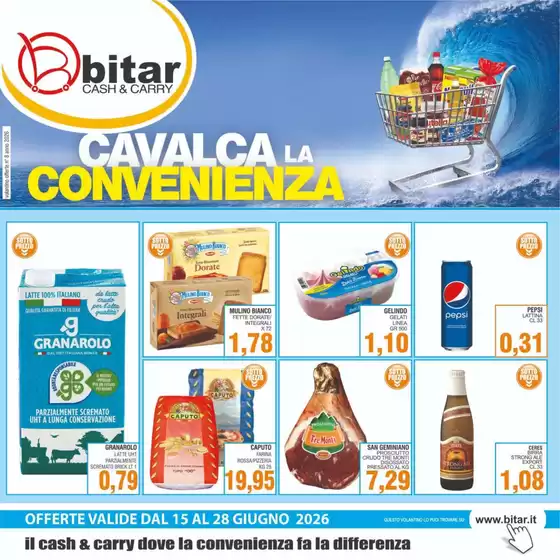 Volantino Bitar | Cavalca la convenienza | 2026-06-15T00:00:00.000Z - 2026-06-28T00:00:00.000Z