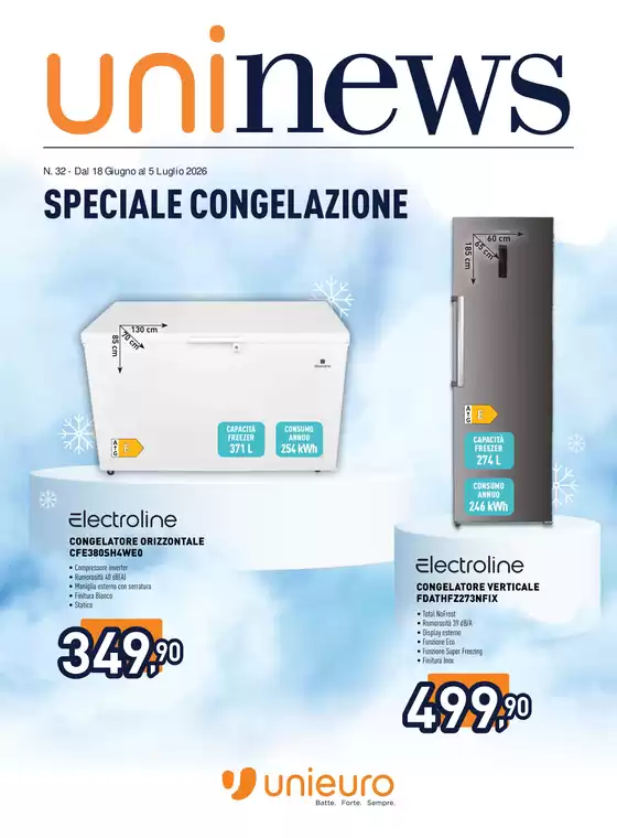 Volantino Unieuro a Barga | Speciale Congelazione da Unieuro! | 2026-06-18T00:00:00.000Z - 2026-07-05T00:00:00.000Z