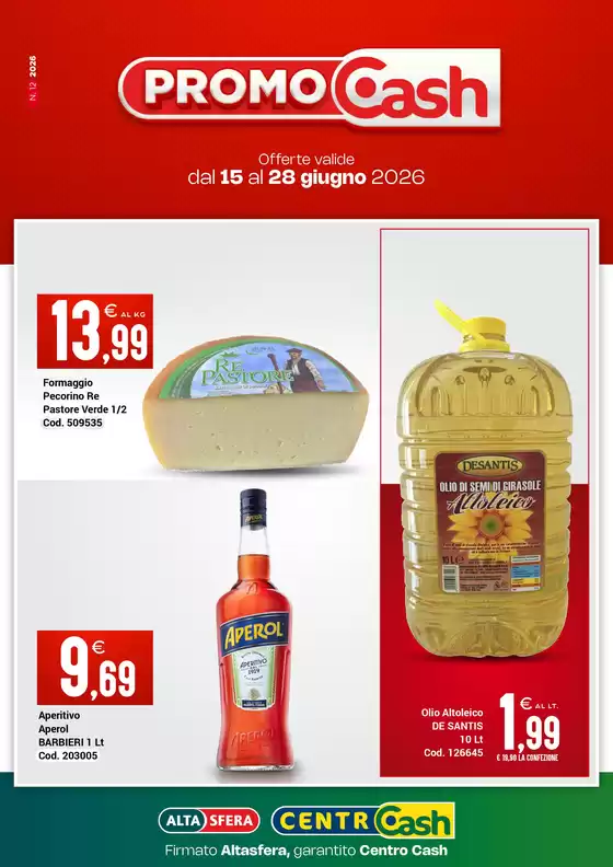 Volantino Centro Cash | Dal 15 al 28 giugno 2026 | 2026-06-15T00:00:00.000Z - 2026-06-28T00:00:00.000Z