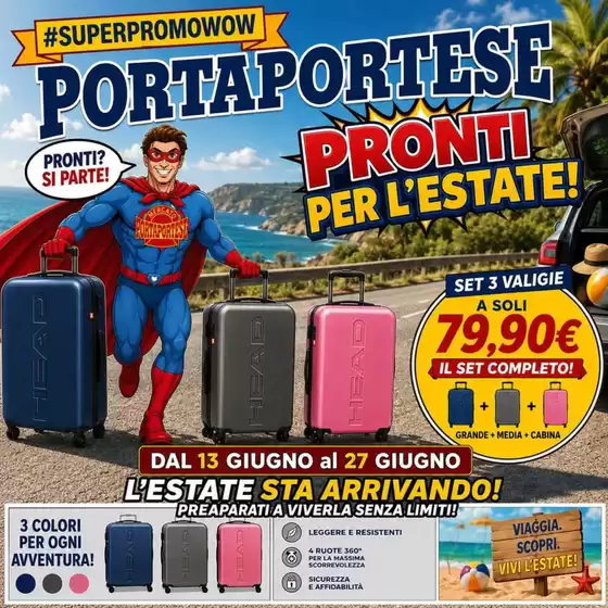 Volantino Mercato Porta Portese | Pronti per l'estate! | 2026-06-13T00:00:00.000Z - 2026-06-27T00:00:00.000Z
