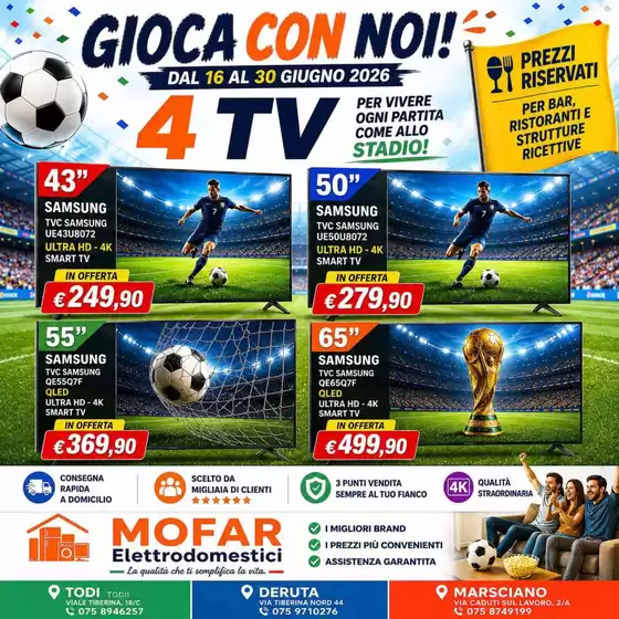 Volantino Mofar Elettrodomestici | Gioca con noi! | 2026-06-16T00:00:00.000Z - 2026-06-30T00:00:00.000Z