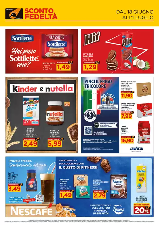 Volantino Alì e Alìper | Sconto Fedeltà | 2026-06-18T00:00:00.000Z - 2026-07-01T00:00:00.000Z
