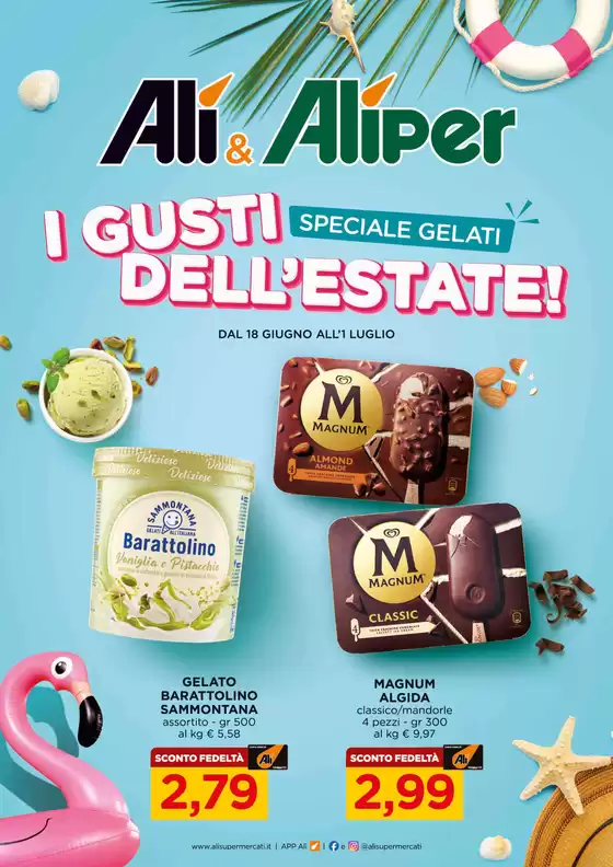 Volantino Alì e Alìper | Speciale gelati | 2026-06-18T00:00:00.000Z - 2026-07-01T00:00:00.000Z