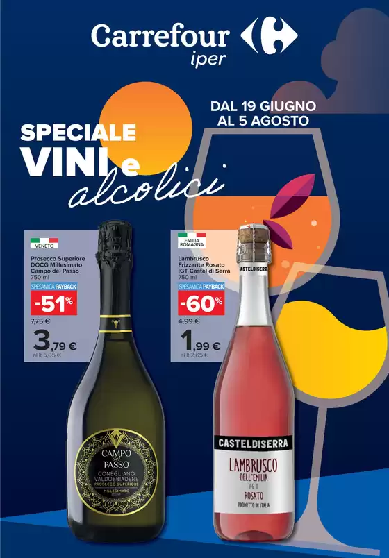 Volantino Carrefour Ipermercati | Speciale Vini | 2026-06-19T00:00:00.000Z - 2026-08-05T00:00:00.000Z