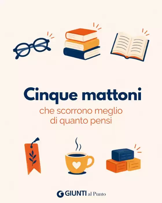 Volantino Giunti al Punto | Cinque mattoni | 2026-06-16T00:00:00.000Z - 2026-06-30T00:00:00.000Z