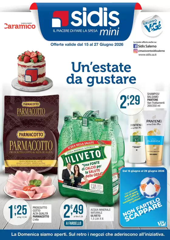 Volantino Sidis a Maierato | Un'estate da gustare | 2026-06-15T00:00:00.000Z - 2026-06-29T00:00:00.000Z