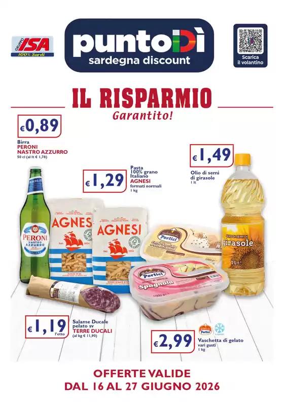 Volantino PuntoDì a Ancona | Il risparmio garantito! | 2026-06-16T00:00:00.000Z - 2026-06-27T00:00:00.000Z