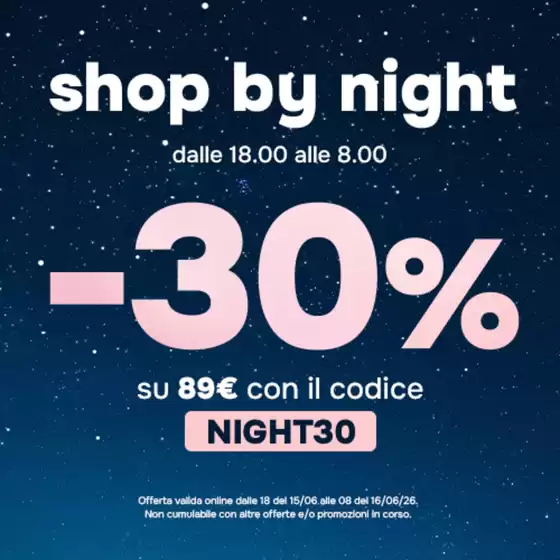 Volantino Beauty Star a Vergiate | Shop by night | 2026-06-15T00:00:00.000Z - 2026-06-16T00:00:00.000Z