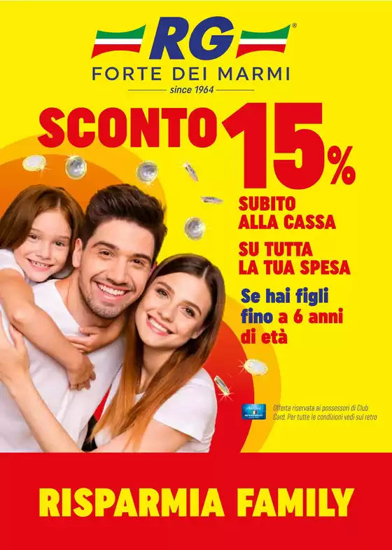 Volantino RG Supermarket | Risparmia family | 2026-06-16T00:00:00.000Z - 2026-12-31T00:00:00.000Z