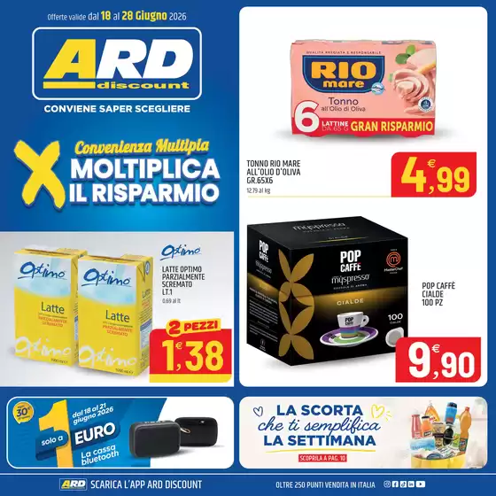 Volantino ARD Discount | Convenienza multipla | 2026-06-18T00:00:00.000Z - 2026-06-28T00:00:00.000Z