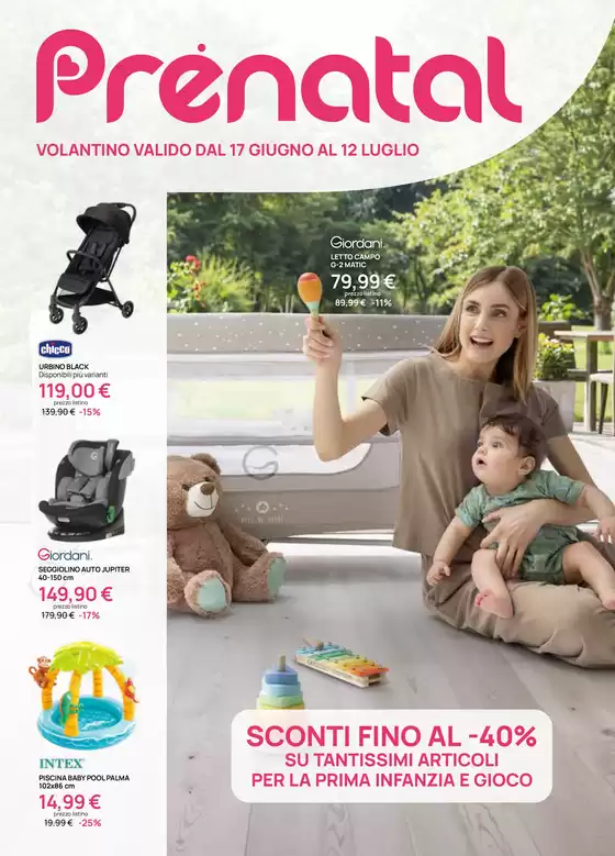 Volantino Prenatal | Summer Giugno | 2026-06-17T00:00:00.000Z - 2026-07-12T00:00:00.000Z
